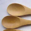 Cozinha de bambu de cozinha ecológica sopa de utensílios de cozinha de cozinha infantil chá de leite mini colheres de sopa bolo de sobremesas de sobremesas bh2291 tqq