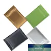 장기간 식품 보관 및 수집품 보호를위한 검은 플라스틱 마일 라 봉투 알루미늄 호일 지퍼 가방 양면 색이두면
