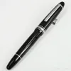 Famous Roller ball pen matte black Gift Pen White Classique office writing pens with series number