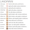 Langmanni Full Coverage Foundation Soft Matte Oil Control Long Wear Foundations Volledig natuurlijke olie Gezichtsmake-up voor de vette huid4908304