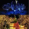 10m Led cordes lumières 100LED s fantaisie boule lumières décoratif fête de noël Festival scintillant chaîne lampe guirlande 10 couleurs 312