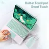 Bluetooth Keyboard Leather Case For iPad air 4 10.9 Pro 11 7th 8th Gen 10.2 10.5 9.7 Touchpad