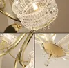 Post-modern light luxury chandelier personality creative Crystal light simple European atmosphere Crown Villa designer art lamps MYY