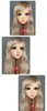 Accessoires (GL Mask 72) Real Lifesize Halloween Party BJD Baby Doll Anime Mask Cosplay Kig Anime Siliconen Maskers Cosplay Kigurumi Cross Dressi