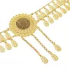 US Warehouse Vintage Gold Metal Women'S Hollow Sunflower Shape Waist Chain Belt Female Bright Crystal Waist Chain Belt Belly Chain Jewelry