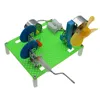 가속화 된 손으로 작동하는 발전기 팬 조명 청소년을 가르치는 퍼즐 수제 장난감 과학 인기 모델 제작 업그레이드