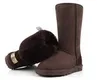 Klassiska kvinnor Barrel Snow Boots Tjockare Varm Vinter Boot Flat Soled Skid proof Large sized Tall Shoes