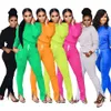 Womens هوديس قطعتين مجموعة رياضية الخريف الشتاء طويلة الأكمام البلوز طماق سستة السراويل sweatsuit الرياضية البدلة LJJA3165