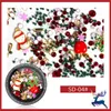 8 Designs Legering Metalen Kerstmis Snowman Nail Art Decorations Charms DIY 3D Nail Rhinestones Accessoires Tools