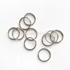 100pcs 8mm 10mm 15mm Key Tags Rings White Plated Steel Round Split Ring for Pet Id Tags Pet Dog Cats Collar Accessories6016171