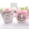 Creative European Cartoon Unicorn/ Flamingos Candy Boxes Wedding Favors Bomboniera Party Gift Box Paper Package Candy Bag 30pcs