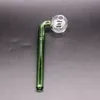 Färgglada Pyrex oljerigg brännare Vatten Rökrör Glas Bongs Shisha vattenpipor Tube för tobak