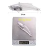 25.5g 9 centimetri Pesce Richiamo ABS di Plastica Piombo Rivestito Non Verniciato Corpo In Bianco Vib Esche Dure Falso Mini Esche Per La Pesca All'aperto 2ar E19