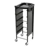 HOT Sales!!! Wholesales Free shipping Trolley Storage Tray Cart With 5 Plastic Pull Out Drawers for Hair Salon