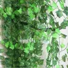 50 mlot Grape Leaf Rattan Simulation Artificial IVY Leaves Garland Plants Potato Vine Foliage Festival Decoration1103004