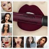 Neue Marke Make-Up Lippenstift Wasserdicht Matte Lippenstift Nude Pigment Braun Rot Farbe Flüssigkeit Lip Gloss Mode Matt Lip Tint