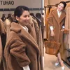 Tuhao 2019 Zimowy projekt startowy gęsty ciepły płaszcz z jagnięciny dla kobiet miota