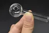 New Arrivale cheap mini 7cm Pyrex Glass Oil Burner Pipes thick protable Smoking Glass oil Pipe Hand Pipes