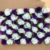 10pcs / lot 60X40CM mur de fleurs artificielles romantique, utilisé pour la scène de banquet de mariage et la décoration de fond de différentes couleurs