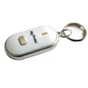 Enkel ljudkontroll Locator Lost Key Finder med blinkande LED Ljusnyckel Kedja Keychain Keys Hitta Whistle Sound Control Gifts JXW535