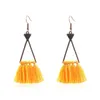 Tassel earrings female popular boho retro tassel earrings for women