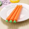 300 pcs/lot Creaive Carrot Roller Ballpoint Pen 0.5mm Orange Vegetable Shape Stationery Christmas Gift LX1151