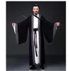 Этническая одежда Hanfu Man Man Cotton Linen Linen Daoist Swert наряд Mahdao Monastery Theatre Group, исполняющий костюм Древний Китай Ханфу одежда мужчина
