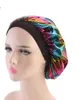 Laser basker elastisk bred sida sömnturban hatt silkeslen duschkapp hårvård perm cap för kvinnans huvud wrap hår tillbehör da2057460706