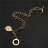 Nieuwe design katholieke roestvrijstalen ovale tag charms armband ot gesp coin ronde maagd Mary armband voor vrouw christelijke religieuze sieraden