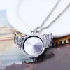Baykuş kristal kolye kolye kadınlar için büyük gözler baykuş Safir kolye kız moda gümüş Büküm zinciri hayvan taş takı ücretsiz kargo
