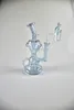 Purple Hookah, Carta Glas Cycle Oil Rig Pipe, 14mm Joint, Welcome to Order