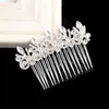 Bridal Wedding Tiaras Stunning Fine Comb Bridal Jewelry Accessories Crystal Pearl Hair Brush utterfly hairpin for bride YD0200