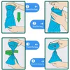 25 Pack Disposable Emesis Bags Leakproof Vomit Bags Waste Disposal Sick Bag for Travel Motion Sickness19852021