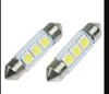 12V 36mm 3SMD 5050 LED CAR Interiör Festoon White Light Dome Lamp glödlampa strålkastare Festoon Map Interior Dome Light8607446