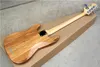 Factory Custom Natural Wood Color 5String Electric Bass Guitar med Red Pearl PickGuardChrome Hardwaresoffer Anpassad8219574