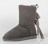 Hot Sale EUR21-44 Rabattkampanjer Kvinnor Stövlar Bailey Bow Boots Toppkvalitet WGG Nya 3280 Snöstövlar för Kvinnor Xmas Present