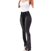 2020 outono moda mulheres jeans jeans high-cintura jeans em linha reta para mulheres lado split vintage feminino longo pant Capris # G30