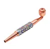 Metal Pipe Colorful Small Pipe Zinc Alloy Pipe Rod Removable