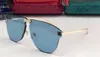 New fashion designer sunglasses 0354 frameless 5 0mm thickness connected lens frame simple popular style uv 400 outdoor protective3194