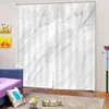 3d Cortina Preço Personalizado Gray e mármore branco HD Decoração Prática cortinas Blackout