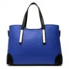 HBP Borse a mano Borse da donna Borsa a mano Borsa a mano Set 2 pezzi Borse Frizione composita Donna Bolsa Feminina Blu scuro