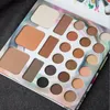 Eyeshadow Makeup Set Palette Rika Färger Ögonskugga Ögonpulver och Ansikts Highlighter Pulver 24 Färg i den