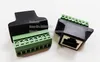 High Quality Ethernet 8P8C RJ45 Female Plug to AV Terminal Connector Adapter/2PCS