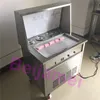 BEIJAMEI Commercial Square Pan Fried Stir Fry Roll Ice Cream Machine Thailand Ice Cream Rolling Making