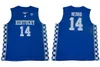 Maglia da basket NCAA Kentucky Wildcats UK College Antonio Reeves Rob Dillingham Tre Mitchell Zvonimir Ivisic D.J. Wagner Reed Sheppard Justin Edwards Adou Thiero