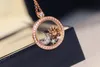 Fashion Moon Happy Diamond Series Women Pendant Necklace Luxury Jewelry For Women Birthday New Year Gift5774224