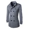 fall fashion winter mens jackets and coats duffle stylish british style single breasted mens pea coat wool trench9025462