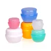 500pcs/lot 5g 10g 20g 30g mushroom box plastic Cream box Jar Cosmetic cases Sample subpackage Bottles Lotion packing container