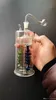 Farbiges Zubehör für Wasserpfeifen-Glasbongs mit vier Gewinden, bunte Mini-Mehrfarben-Handpfeifen aus Glas, bestes Löffelglas
