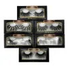 25mm 6D Mink False Eyelashes Soft Natural Thick Cross Handmade False Eyelashes Make Up Tools RRA866